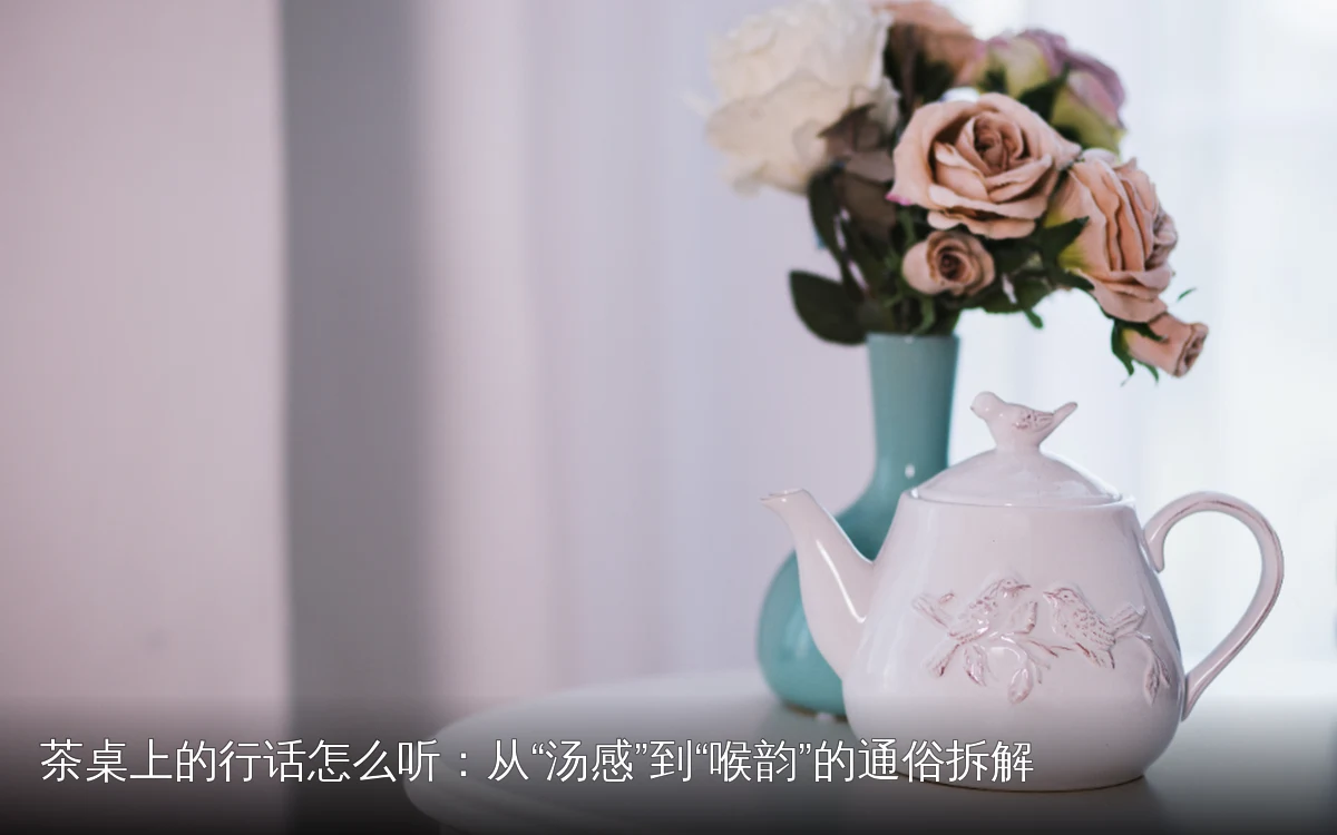 茶桌上的行话怎么听:从“汤感”到“喉韵”的通俗拆解
